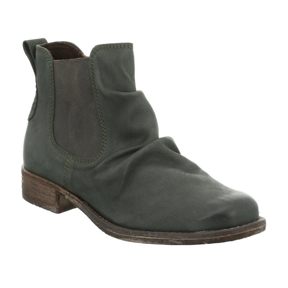 Josef Seibel Sienna 59 Neaty Oil Tanne Olive Size 37 US 6-6.5 Boho Leather